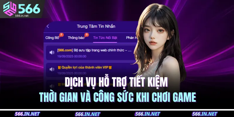 Dịch vụ hỗ trợ tiết kiệm thời gian và công sức khi chơi game